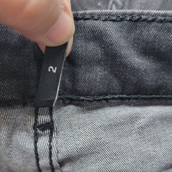 Calzedonia Womens Dark Wash Denim Flare Jeans Size 2 Cotton & Lyocell Blend - Picture 5 of 10